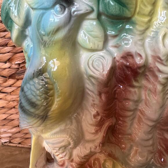 Chalkware Bird Vase/Planter - Picture 11 of 11